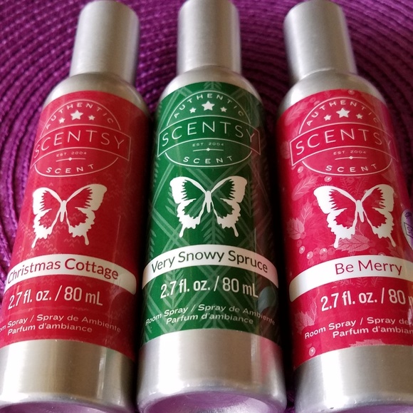 3 New Scentsy Room Sprays